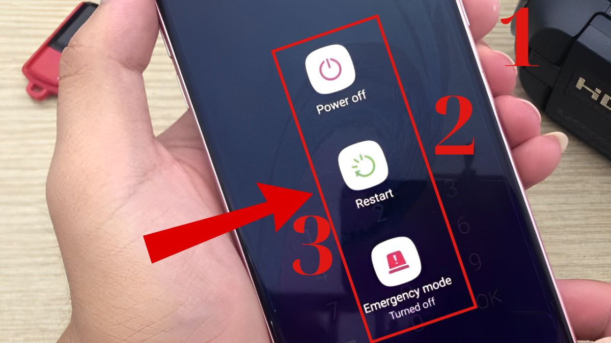 Khởi động lại điện thoại Android