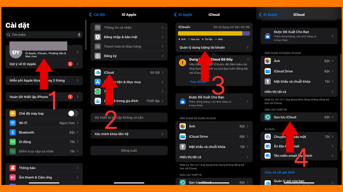 Phục hồi ghi chú đã xóa từ bản sao lưu iCloud