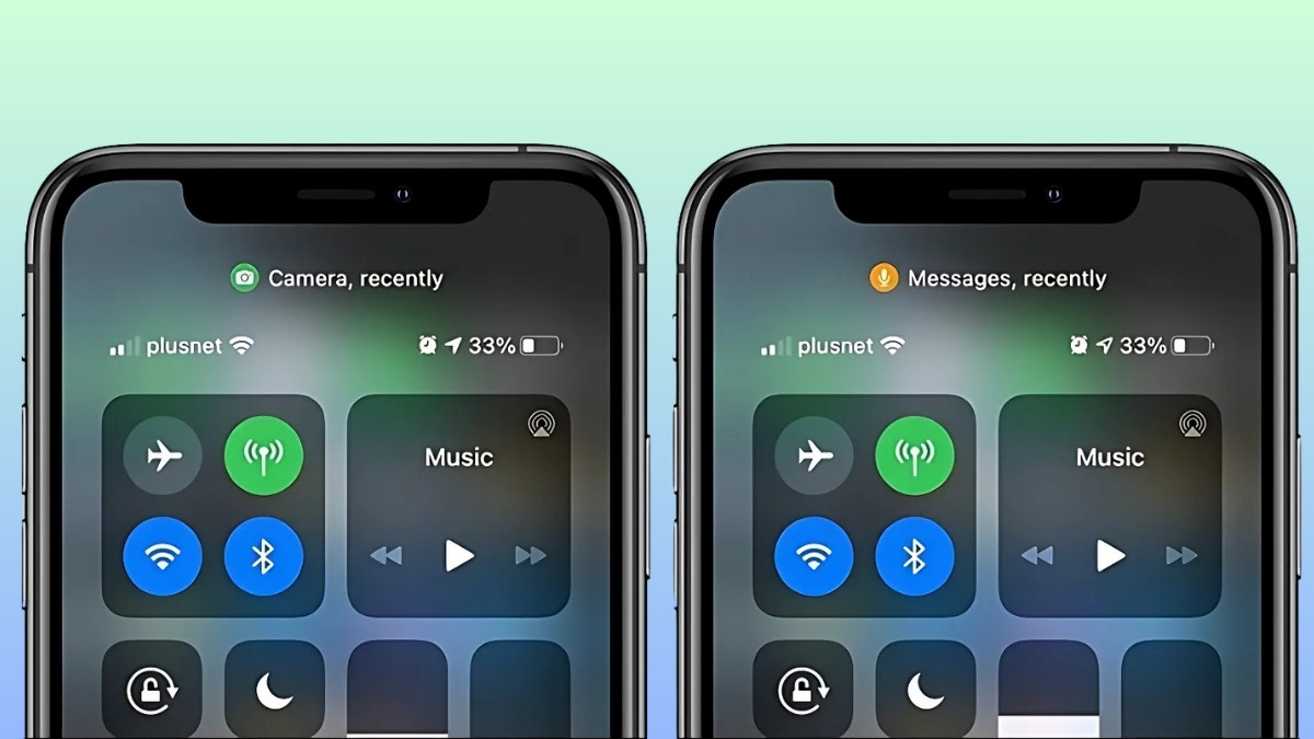 Kiểm tra ứng dụng truy cập camera, micro trên iPhone tai thỏ