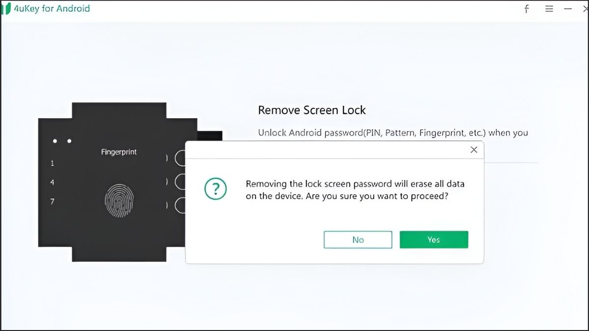 Mở khóa điện thoại Samsung bằng phần mềm - Bước 2