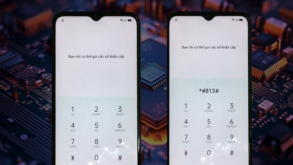 Mở khóa màn hình OPPO bằng cuộc gọi khẩn cấp - Bước 2