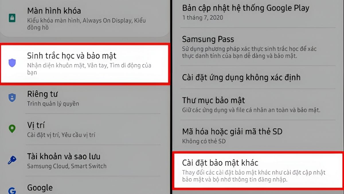 Mở khóa Samsung khi quên mật khẩu bằng Smart Lock - Bước 1