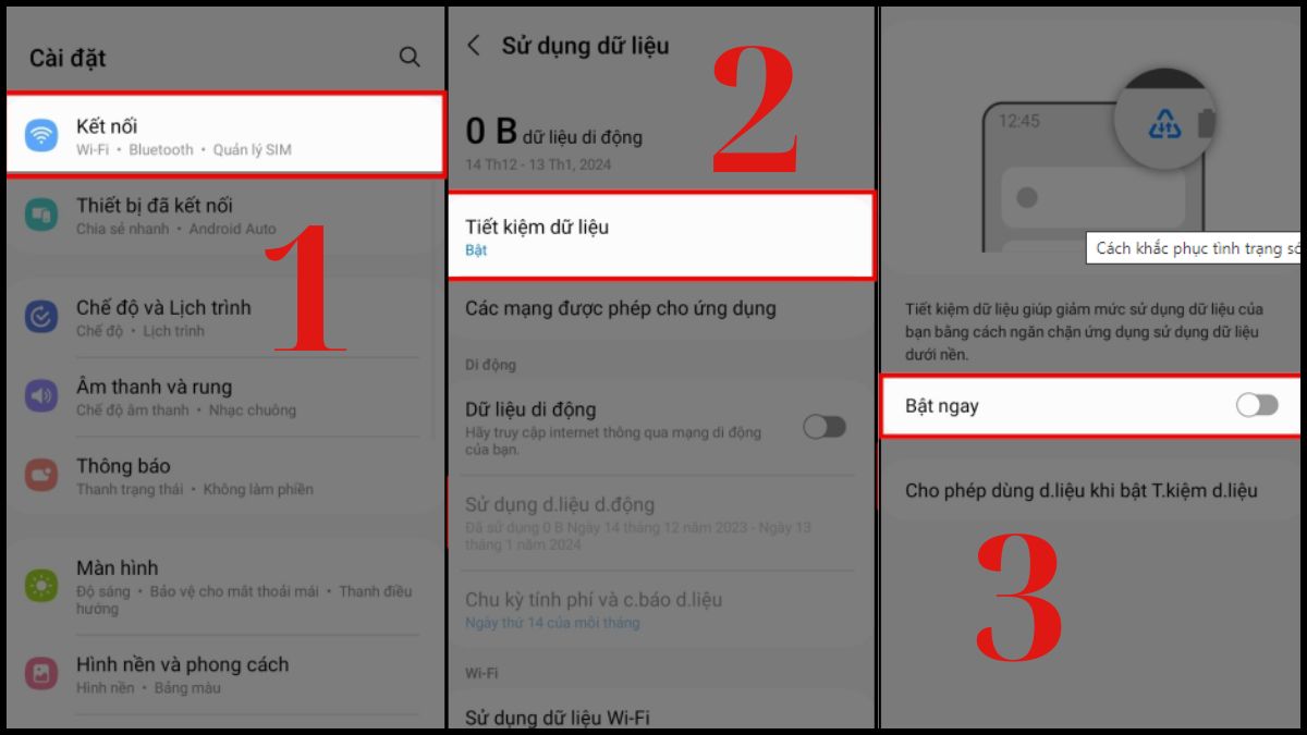 Khắc phục mạng 4G bị yếu trên Android bằng cách tắt tiết kiệm dữ liệu