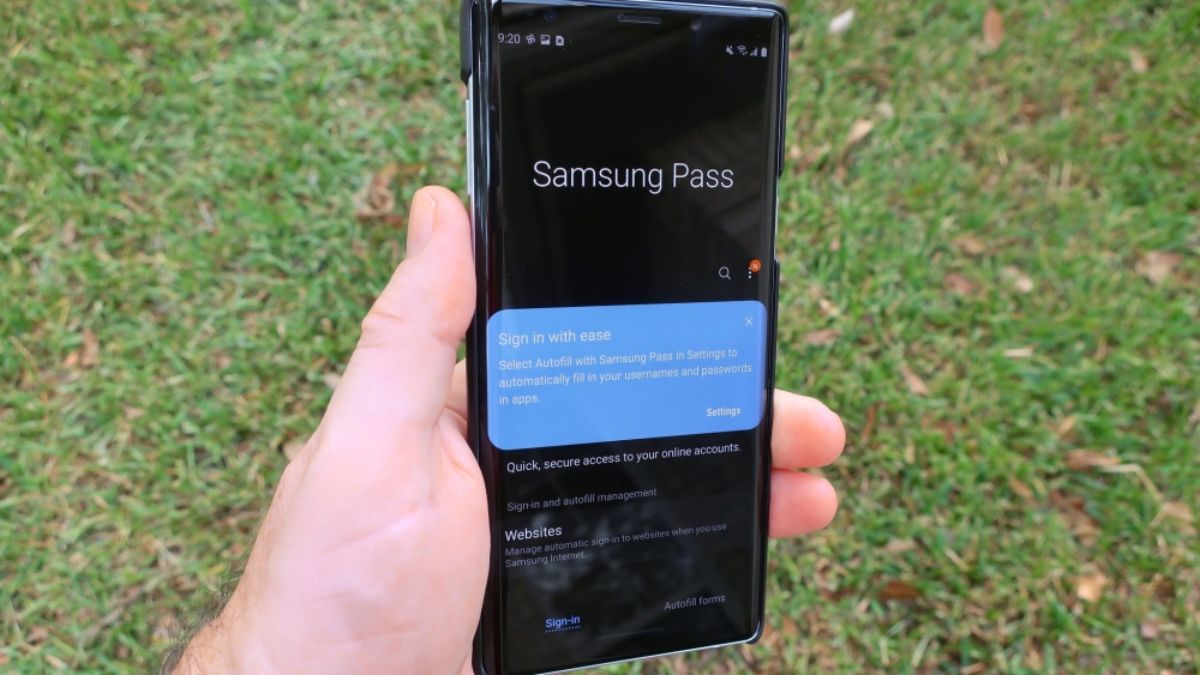 Ưu điểm của Samsung Pass về giao diện sử dụng