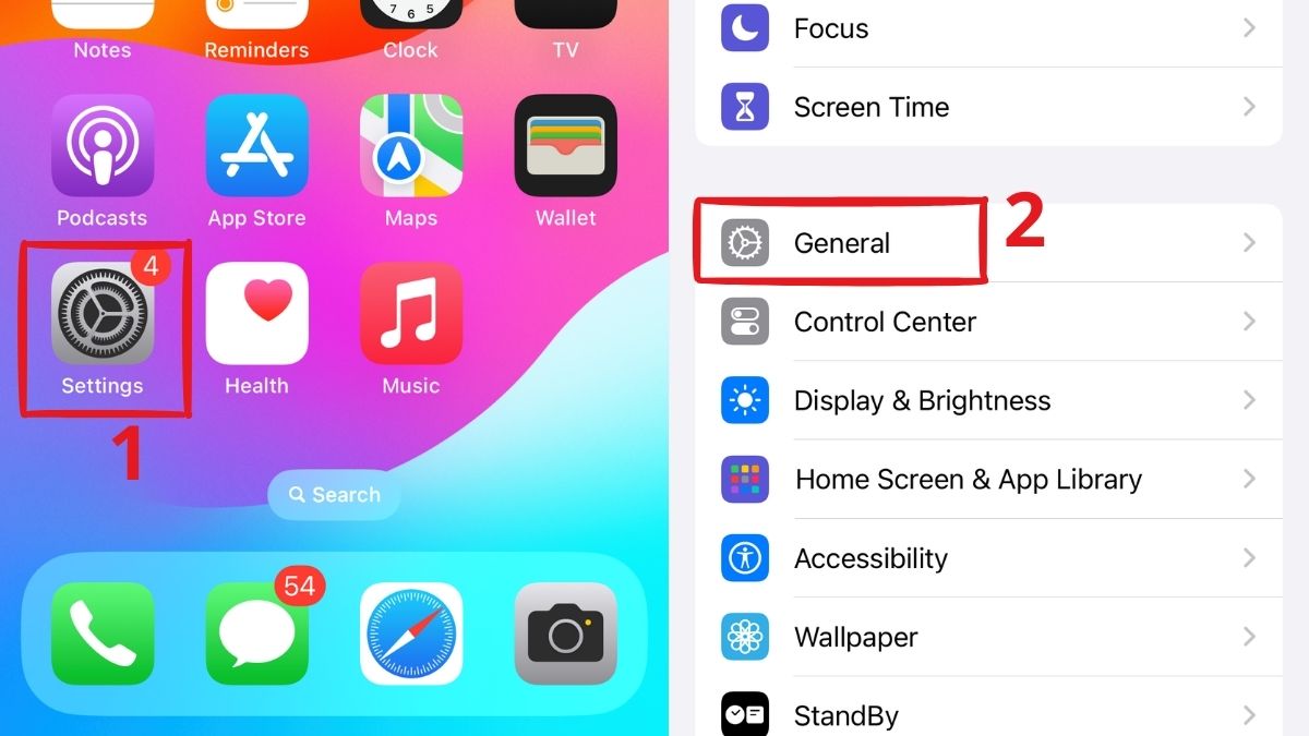Cách đổi ngôn Messenger sang Tiếng Việt trên iPhone - bước 1