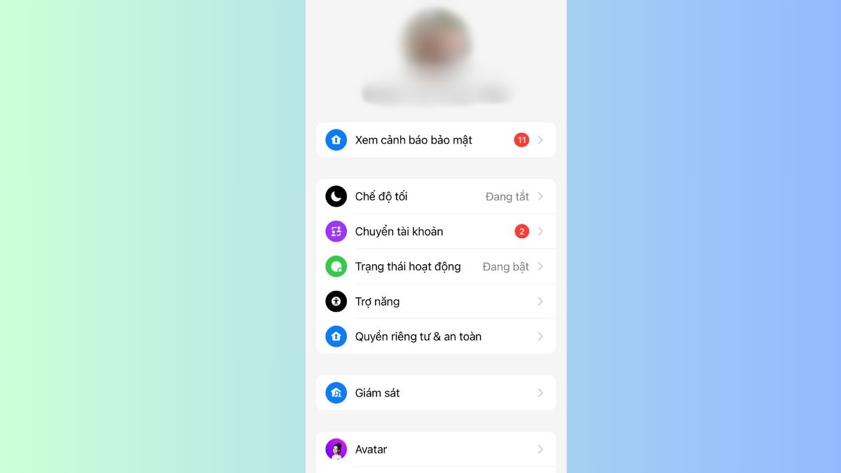 Cách đổi ngôn Messenger sang Tiếng Việt trên iPhone - bước 4