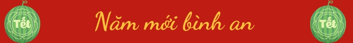 Băng rôn chúc mừng năm mới có chữ Tết đẹp mắt
