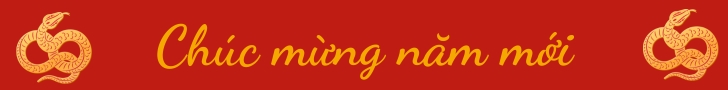 Băng rôn chúc mừng năm mới có hình con giáp