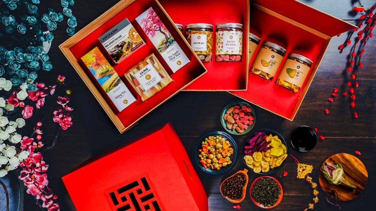 Các món quà ý nghĩa trong bộ quà tết