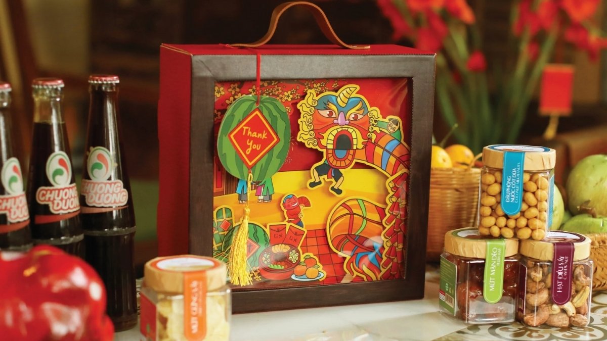 Bộ quà tết sang trọng ấn tượng mẫu đẹp
