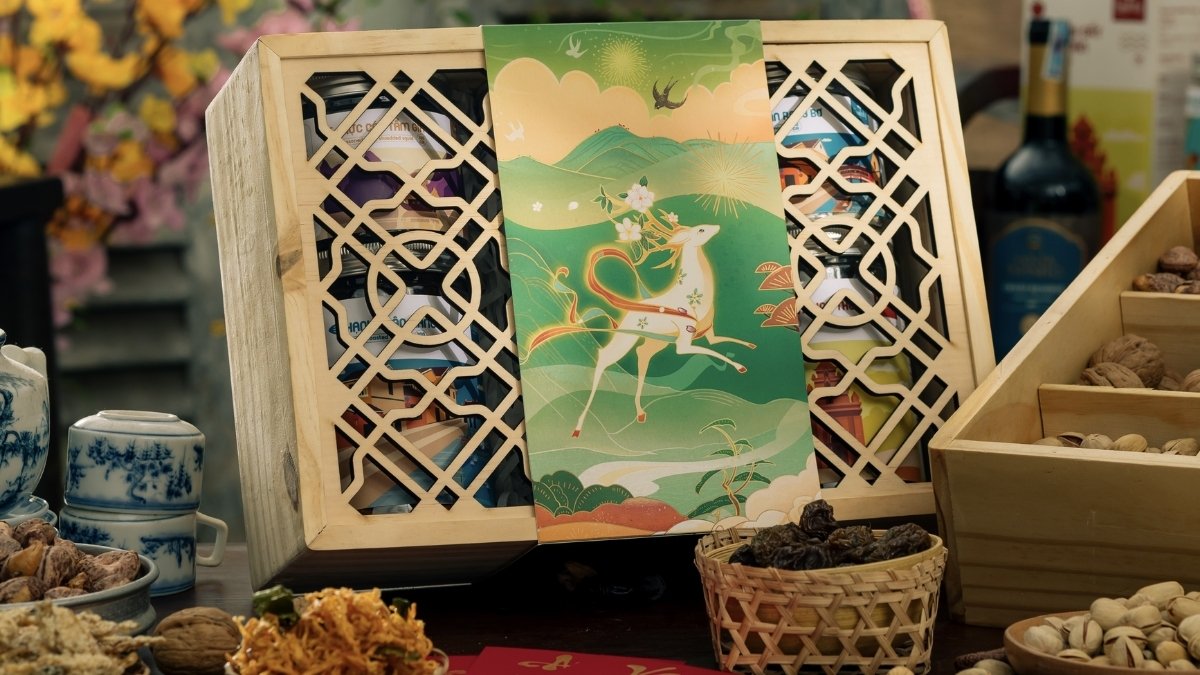 Bộ quà tết hiện đại đẹp chuẩn