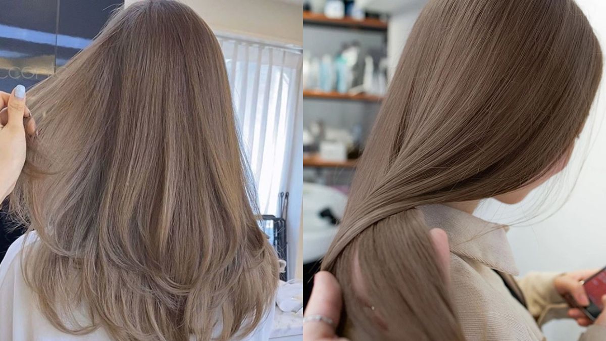 Nhuộm nâu caramel trà sữa ngọt ngào, dịu dàng