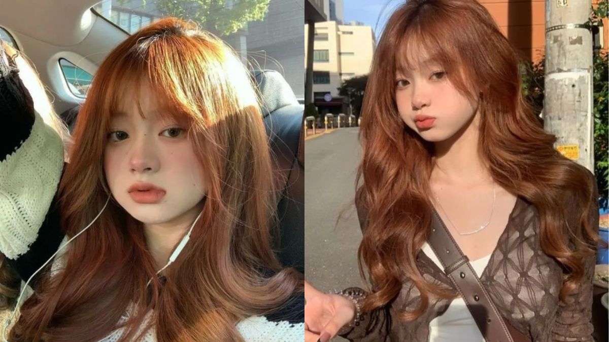 Màu tóc caramel mật ong đầy thu hút