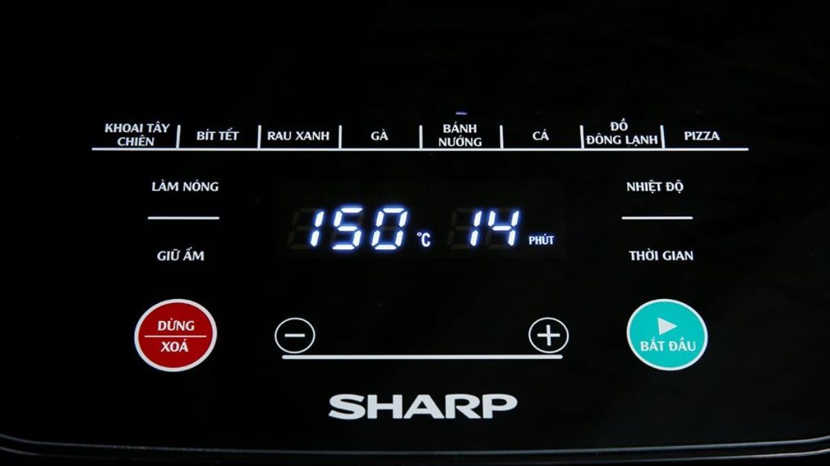 Cách sử dụng nồi chiên không dầu Sharp 7 lít - hình 1