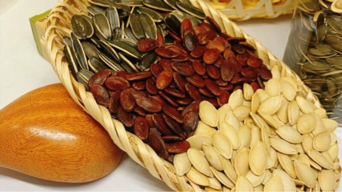 Các loại hạt sấy trong món quà tết khách sạn 5 sao