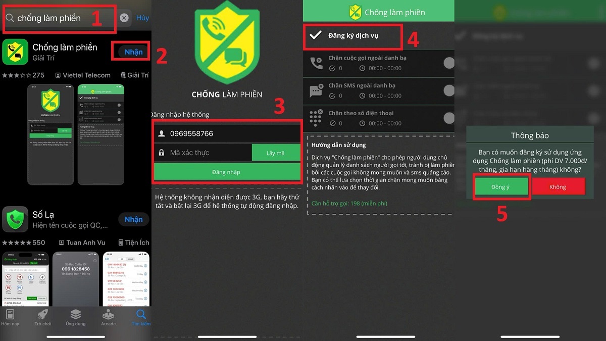 Cách chặn cuộc gọi ngoài danh bạ trên sim Viettel qua app chống làm phiền