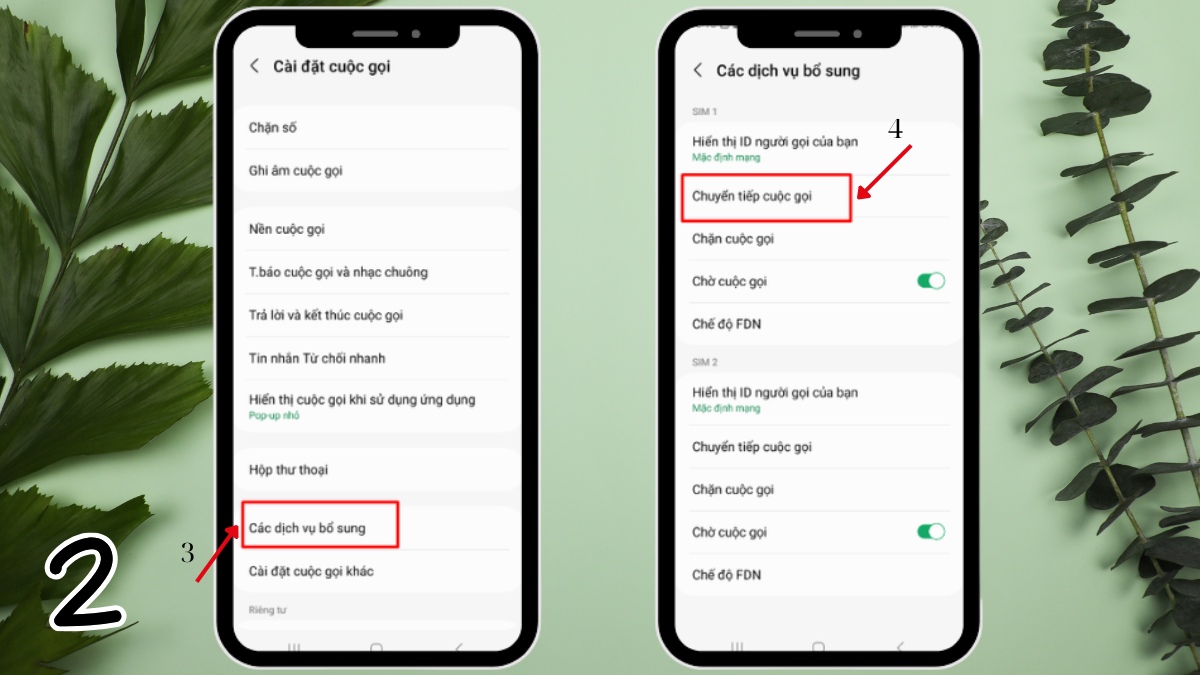 Huỷ chuyển tiếp cuộc gọi MobiFone trên Android - Bước 2