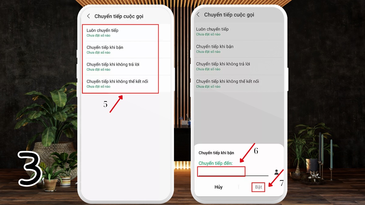 Chuyển tiếp cuộc gọi MobiFone trên Android - Bước 3