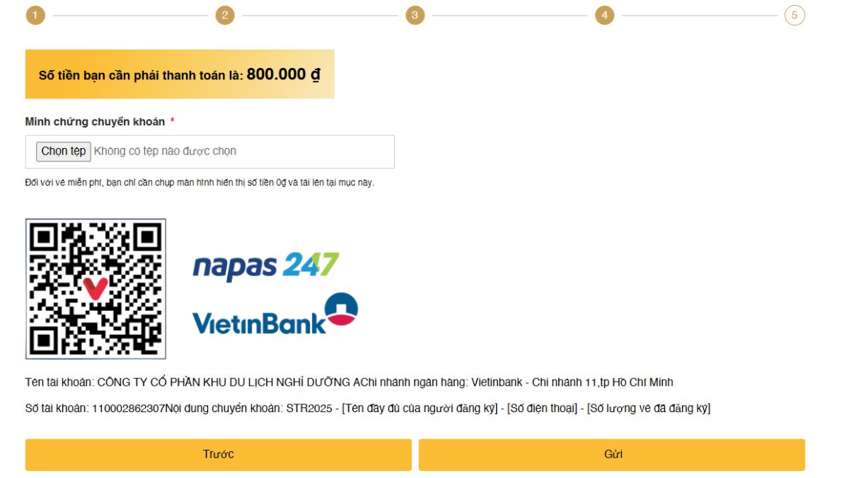 Quét mã để xác nhận đăng ký giải chạy bộ vì Rùa Biển 2025