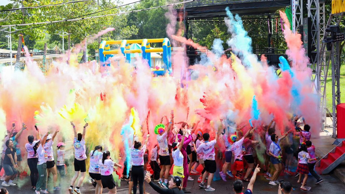 Giải chạy tháng 10 Color Run EcoLakes 2025