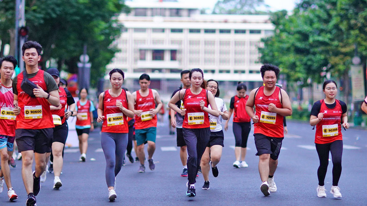 Giải chạy tháng 12 Marathon Quốc tế TP.HCM Techcombank