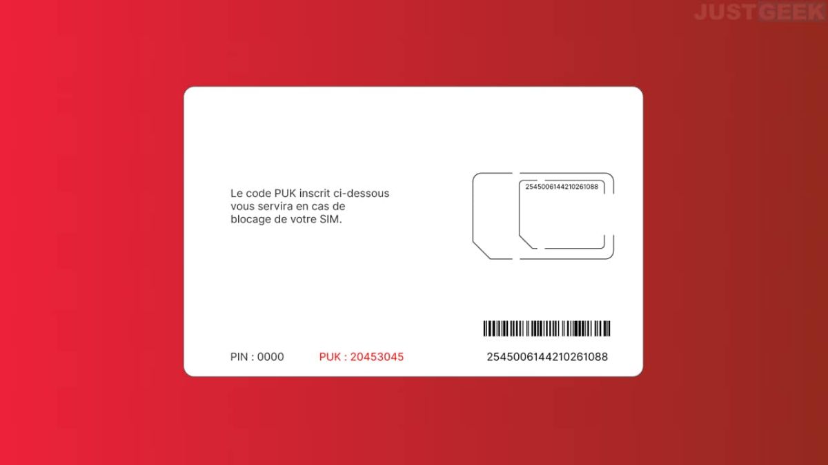 Mã PUK cho phép truy cập thẻ SIM