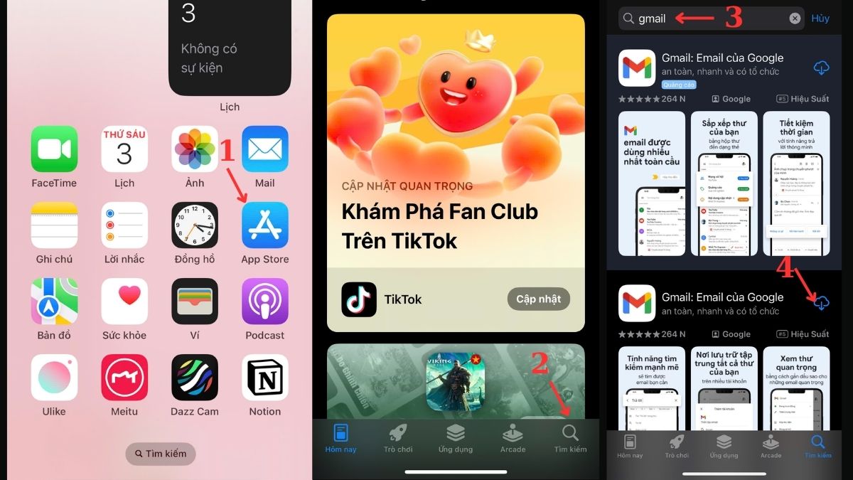 Tải Gmail về iPhone