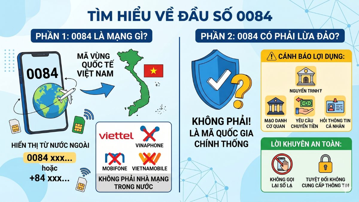 Đầu số 0084 không thuộc bất kỳ nhà mạng nào