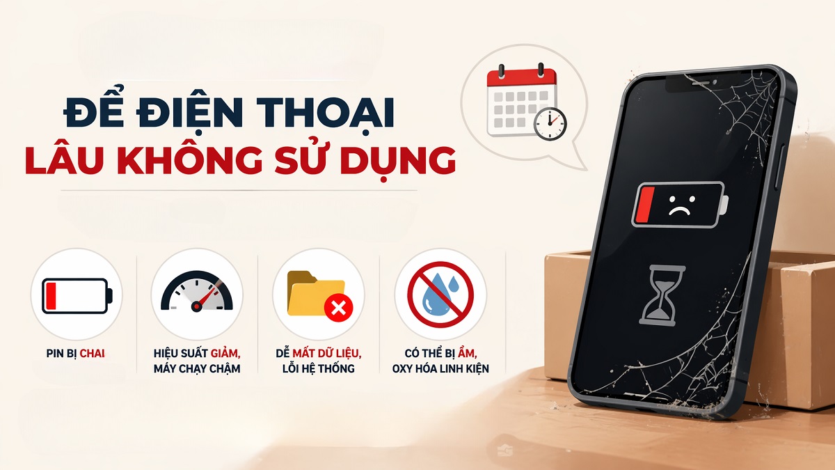Hệ quả sau khi không dùng điện thoại lâu