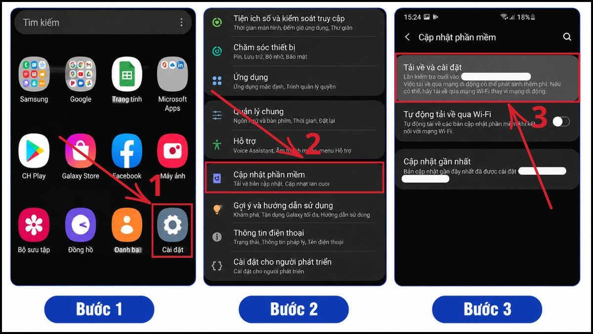 Cập nhật phần mềm mới nhất