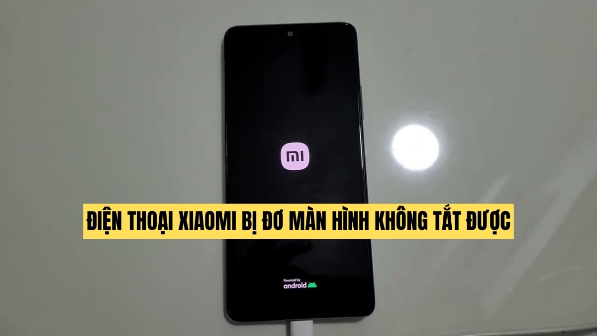Cách khắc phục điện thoại Xiaomi bị đơ màn hình không tắt được
