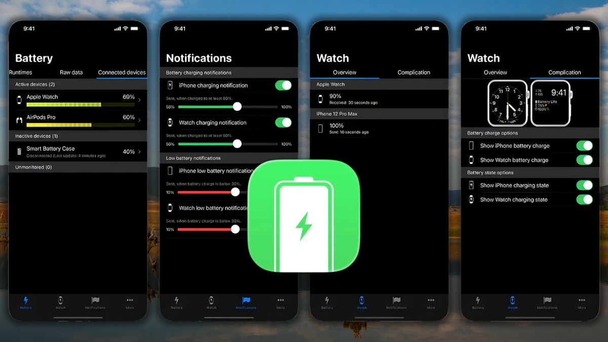 Giao diện Battery Life