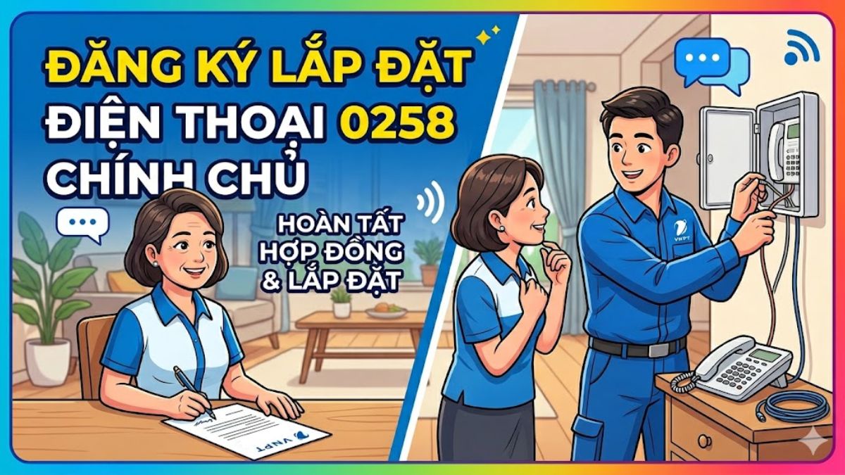 Đăng ký lắp đặt số điện 0258 chính chủ