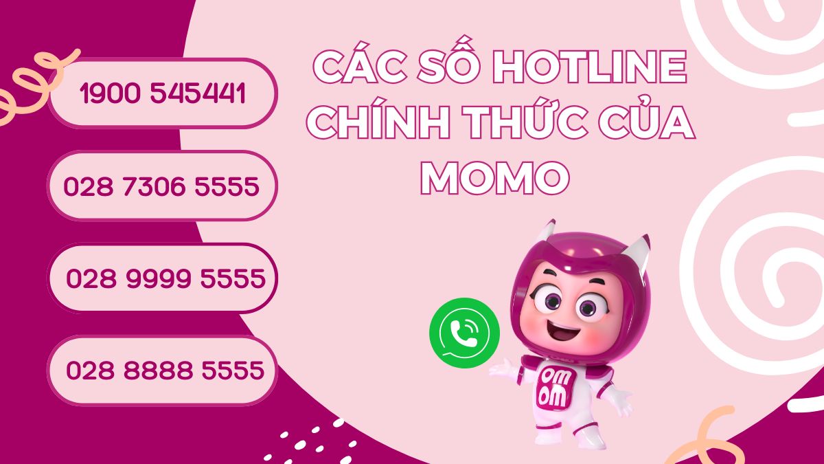 Các số hotline chính thức của Momo
