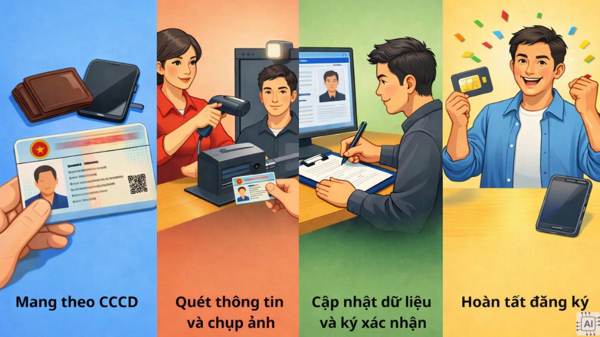 Các bước đăng ký SIM đầu số 0775