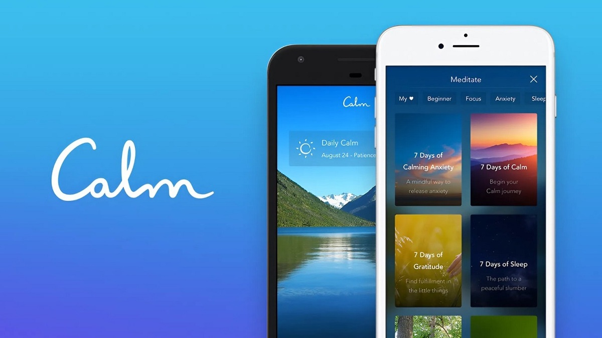 Ứng dụng sức khỏe Calm trên iPhone