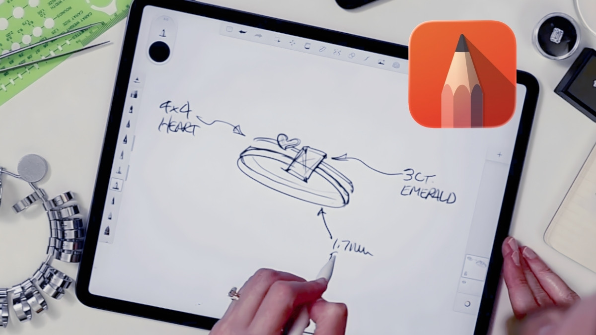 Ứng dụng vẽ Sketchbook