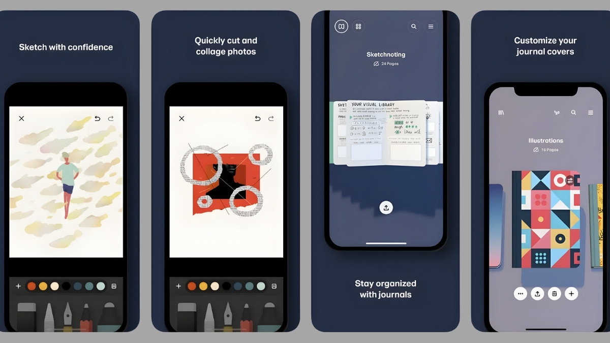 Paper by WeTransfer - Ứng dụng phác thảo và ghi chú ý tưởng trên iPhone