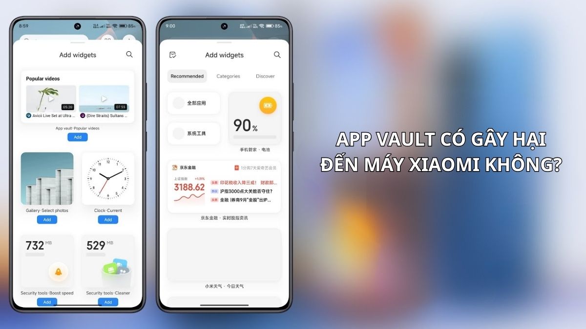 App Vault có gây hại đến máy Xiaomi không?