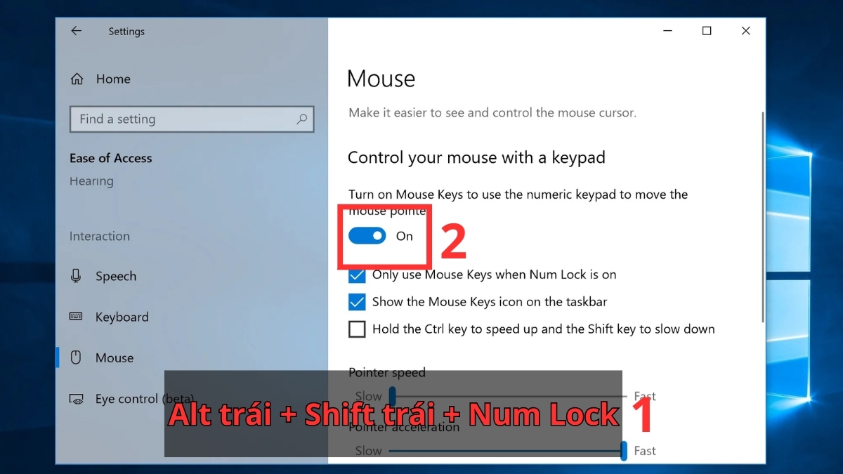 Chuyển On sang OFF