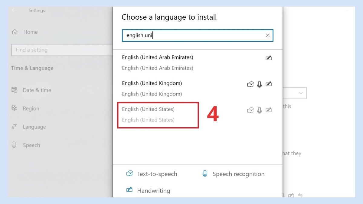Đảm bảo ngôn ngữ nhập liệu là Vietnamese hoặc US