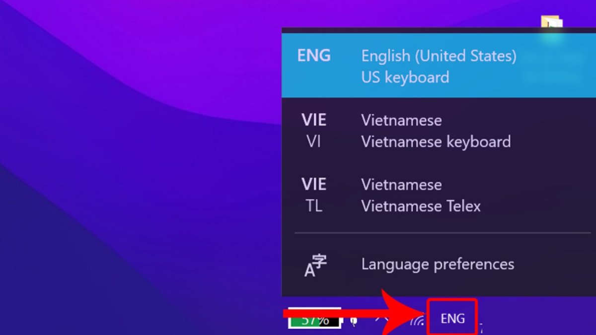 Cài nhầm cấu hình ngôn ngữ