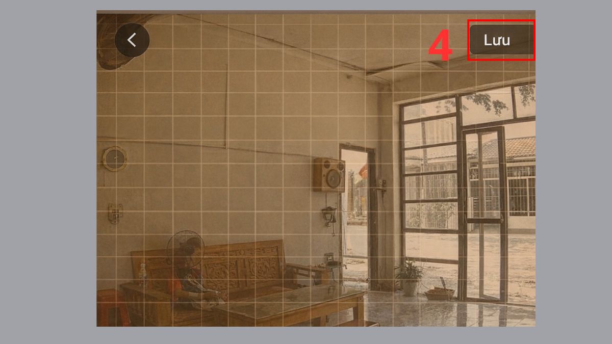 Kéo, thu phòng vùng khoanh khu vực phát hiện chuyển động và nhấn Lưu