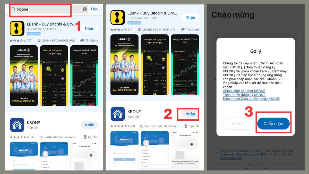 Các bước cài camera KBONE nhanh chóng