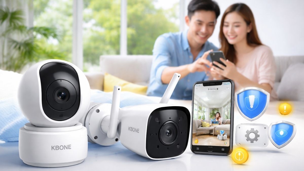 Cập nhật ứng dụng và firmware camera trong quá trình sử dụng camera KBONE