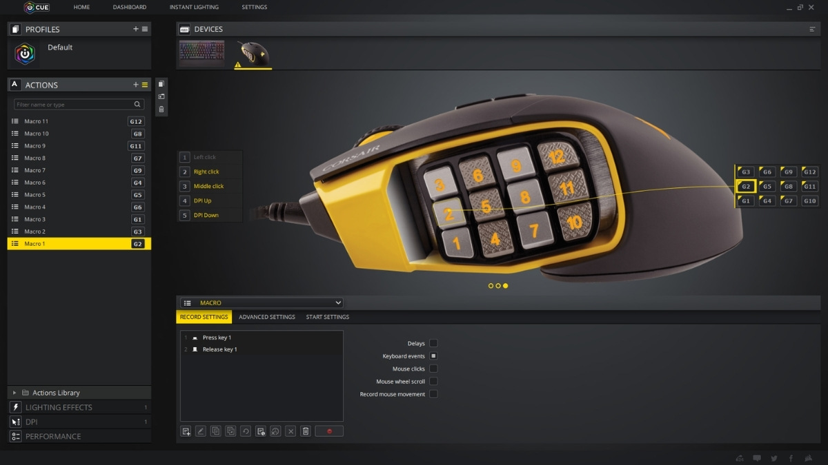 Macro giúp tối ưu chuột theo thói quen sử dụng