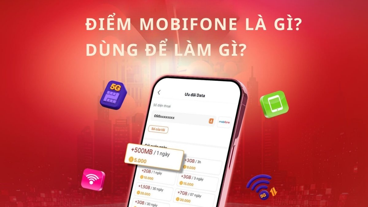 Hình thức đổi điểm MobiFone