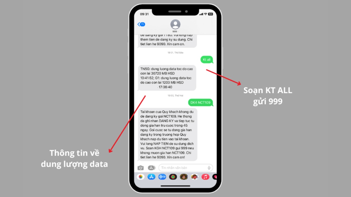 Cách kiểm tra ưu đãi sau khi đổi điểm MobiFone thành công
