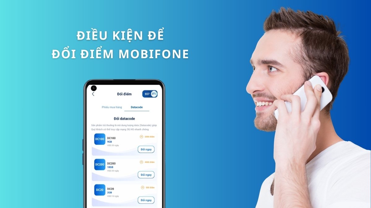 Điều kiện đổi điểm MobiFone