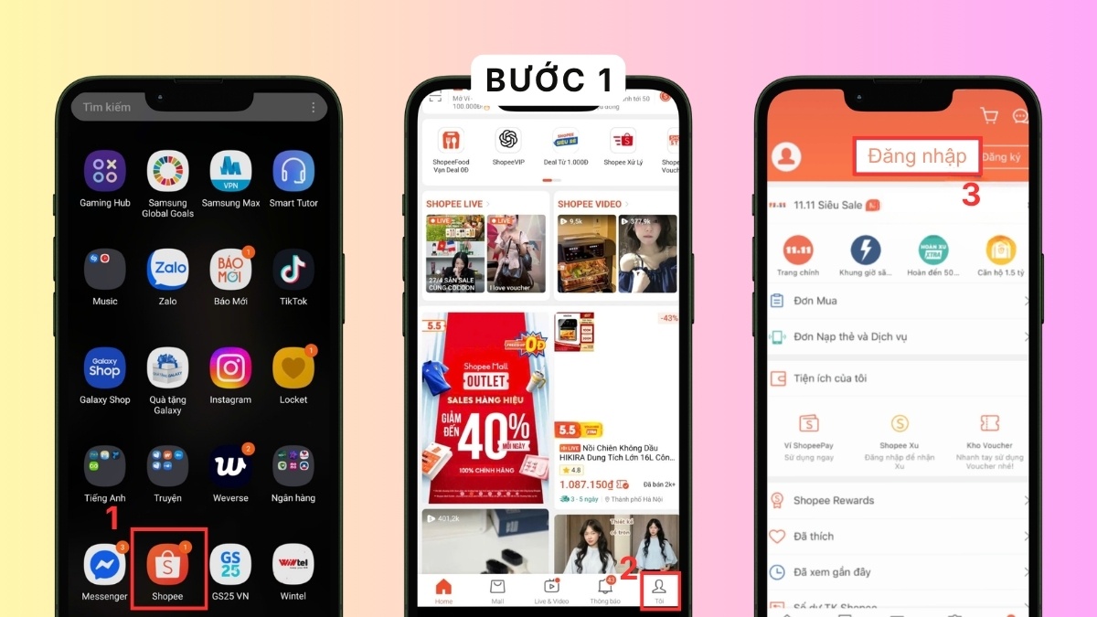 Đổi số điện thoại Shopee khi mất số cũ